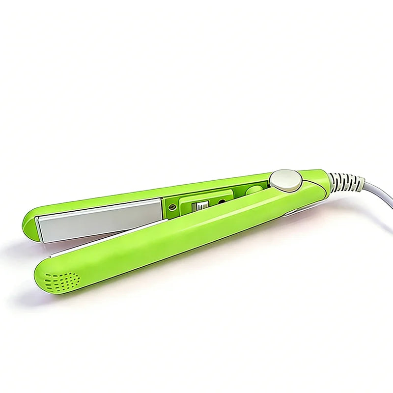 3-in-1 Mini Ceramic Hair Straightener & Curling Iron | Flat Iron Hair Straightener Iron Axl Chic Green NoBox AU