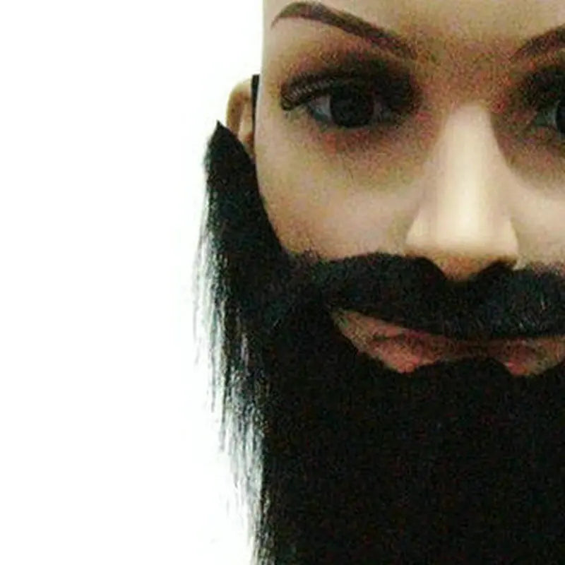 Long Fake Beard & Mustache – Halloween Costume Party Prop Costume Beard Axl