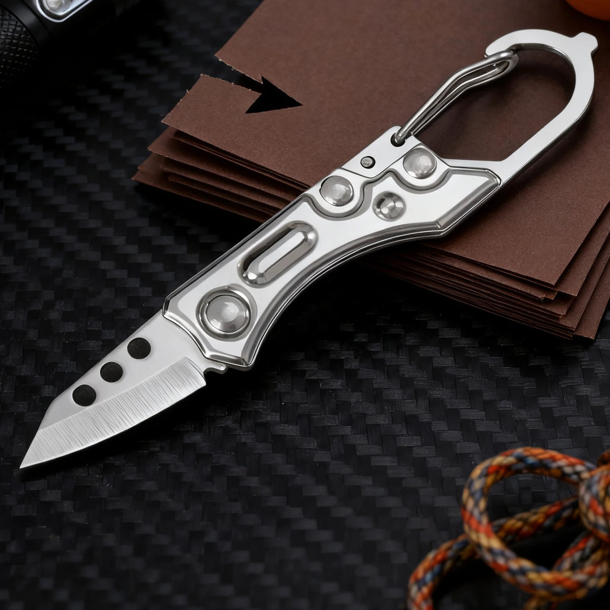 Mini Folding Knife – Portable EDC Pocket Knife for Camping Folding Pocket Knife Axl