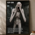 SCP Foundation Wall Poster – Self-Stick HD Waterproof Wall Art Wall Art Poster Axl White14 60X90cmNoframe