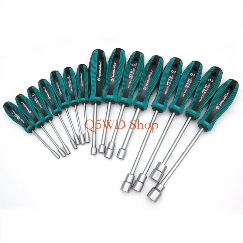 11mm Hex Nut Driver Socket Wrench – CR-V Steel Hand Tool Nut Driver Tool Axl