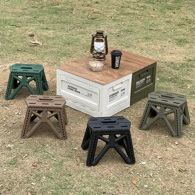 Portable Folding Stool Chair – Camping, Hiking, Fishing & BBQ Folding Camping Stool Axl