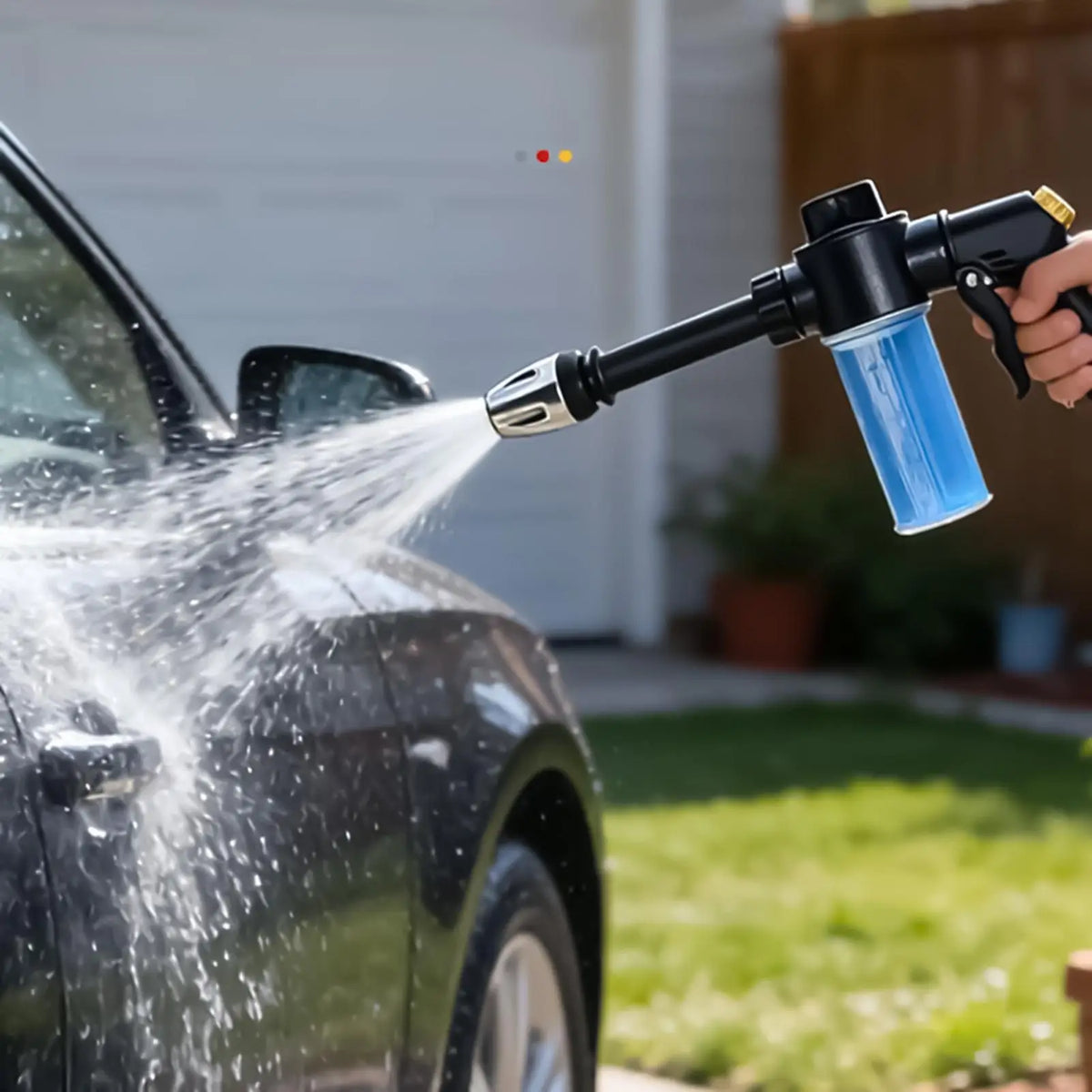 Adjustable Foam Sprayer with Rotating Nozzle – Car & Garden Foam Cannon Sprayer Axl
