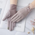 Women's UV Sun Protection Gloves – Touchscreen & Non-Slip Sun Protection Gloves Axl One Size PURPLE