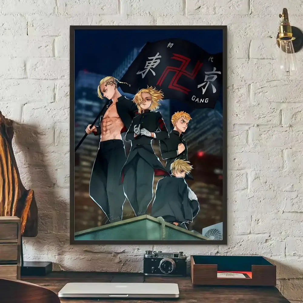 Tokyo Revengers Anime Wall Sticker Poster – HD Removable Decal