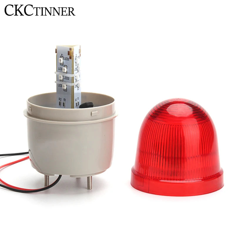 LED Strobe Warning Light 12V 24V 220V – Flashing Signal Indicator Warning Indicator Light Axl