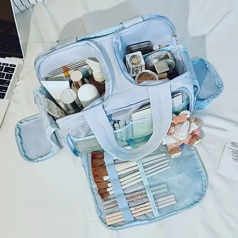 Women's Large Capacity Travel Makeup & Toiletry Organizer Bag Travel Makeup Bag Axl