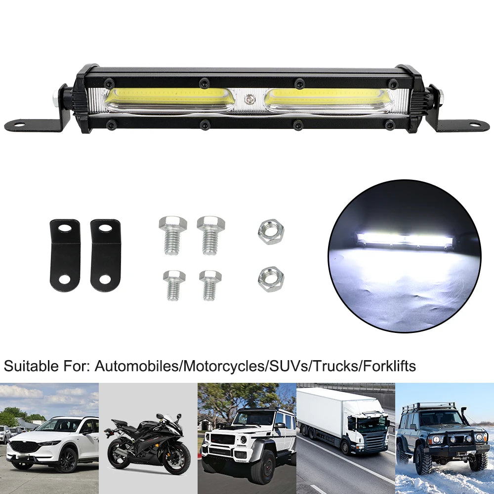 AINYSZIN 18W LED Work Light Bar 6500K IP67 – Truck SUV Off-Road LED Work Light Bar Axl