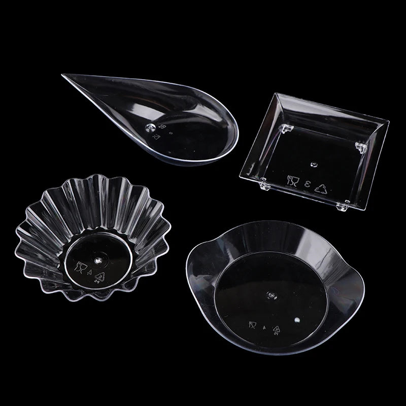 10-Pack Mini Transparent Dessert Cups – Mousse & Appetizer Plates Dessert Cup Set Axl