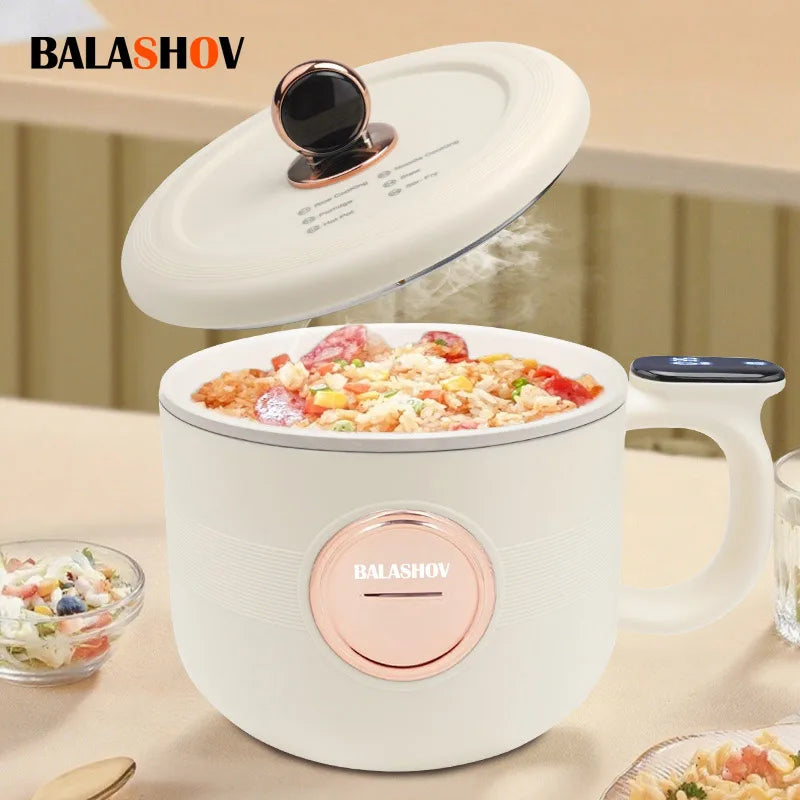 BALASHOV 1.5L Portable Electric Hot Pot – Non-Stick Multi Cooker Electric Hot Pot Axl