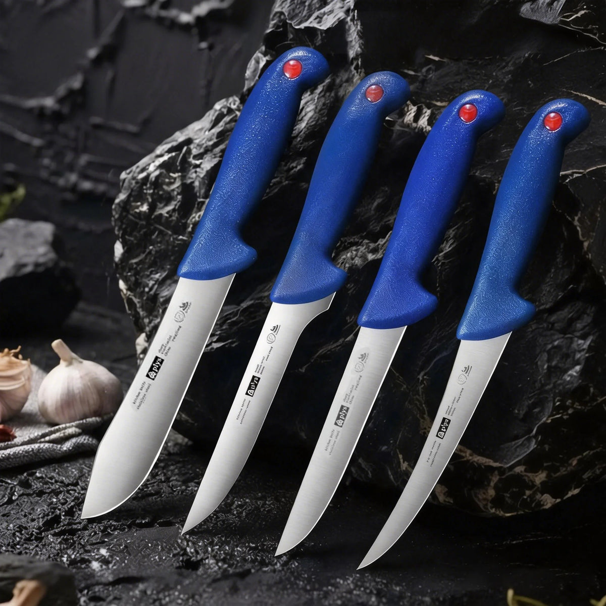 Stainless Steel Boneless Knife Set – 1–4 Pc Chef & Butcher Kitchen Knife Set Axl