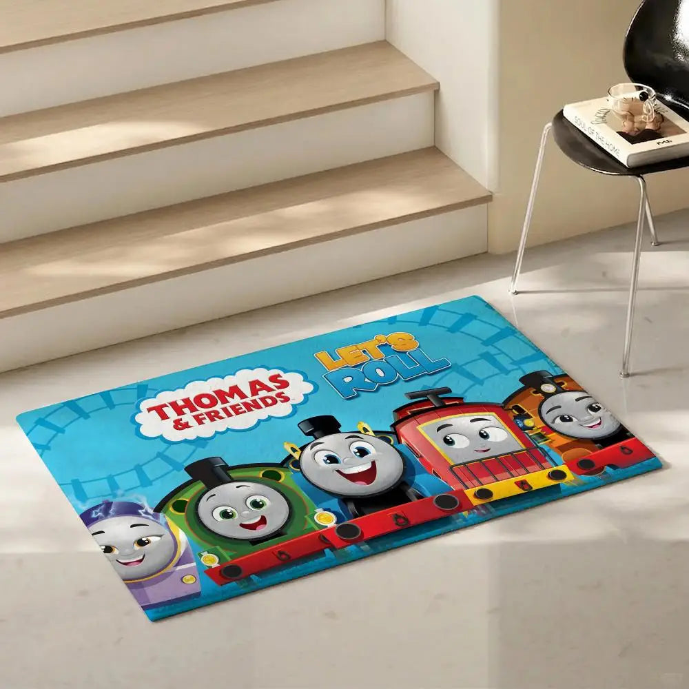 Thomas & Friends Kids Floor Mat – Non-Slip Soft Flannel Rug Kids Area Rug Axl