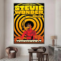Stevie Wonder HD Waterproof Wall Poster PVC Sticker | Music Décor Wall Poster Sticker Axl White02 30X40cmNoframe