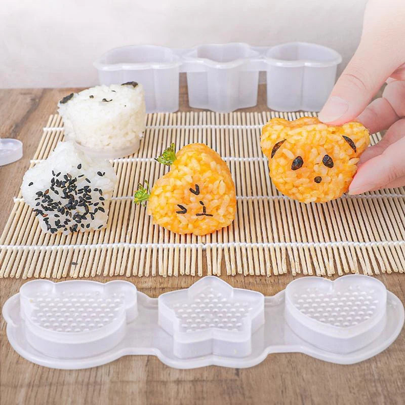 Cartoon Rice Ball Mold – Sushi Bento DIY Kitchen Tool Sushi Rice Ball Mold Axl