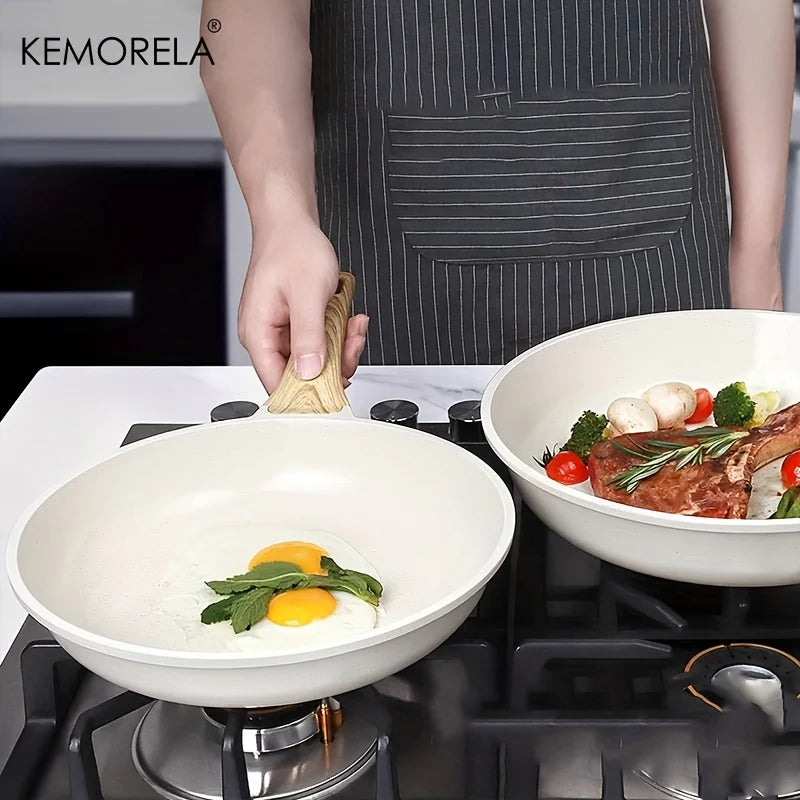 KEMORELA Granite Nonstick Frying Pan – Induction Ready 20/24/28cm Nonstick Frying Pan Axl