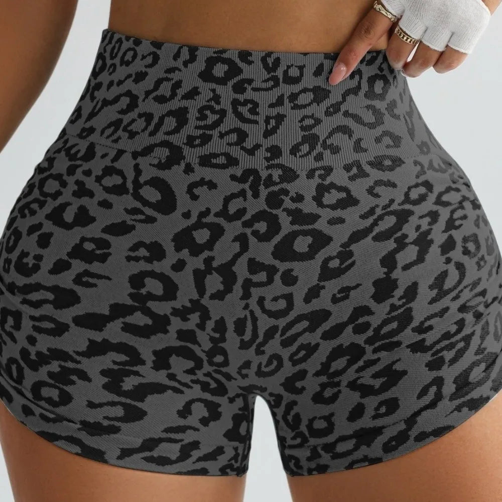 Women's Seamless High Waist Yoga Shorts – Nylon Sport Yoga Shorts Axl