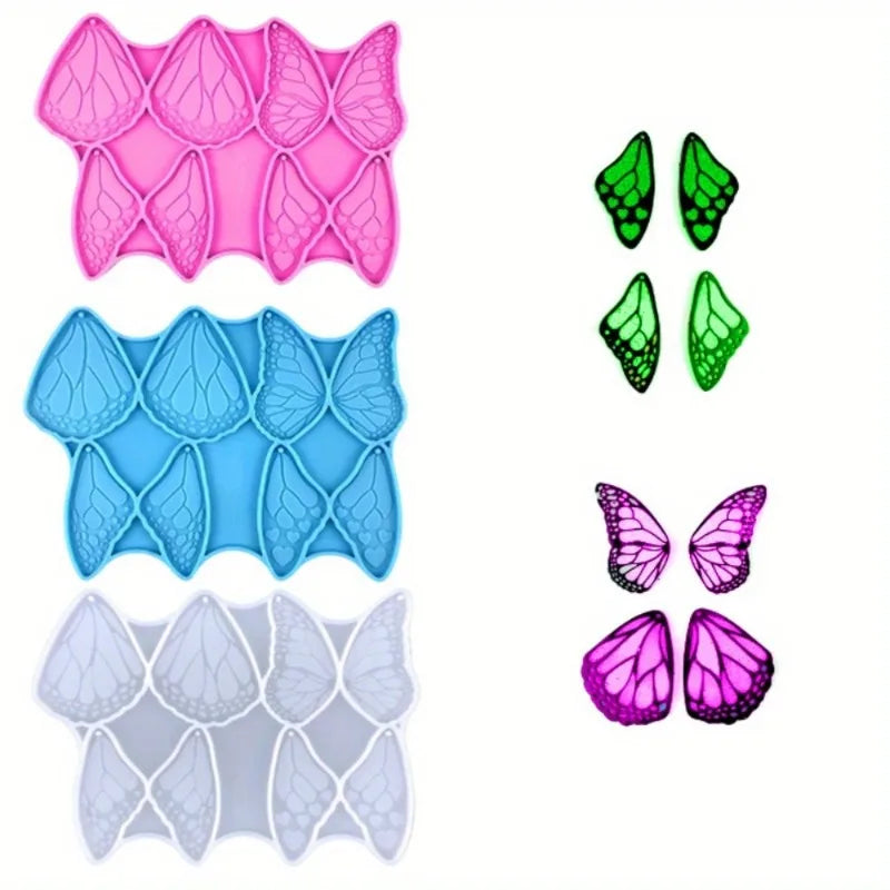 Angel Wing Butterfly Silicone Mold – DIY Epoxy Resin Jewelry Resin Craft Mold Axl
