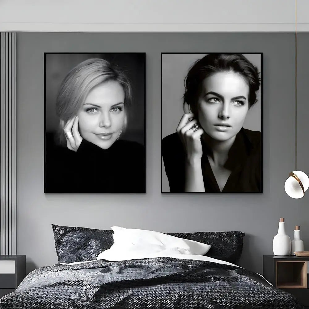 Charlize Theron HD Art Poster | Waterproof Sticky Wall Decor Wall Art Poster Axl