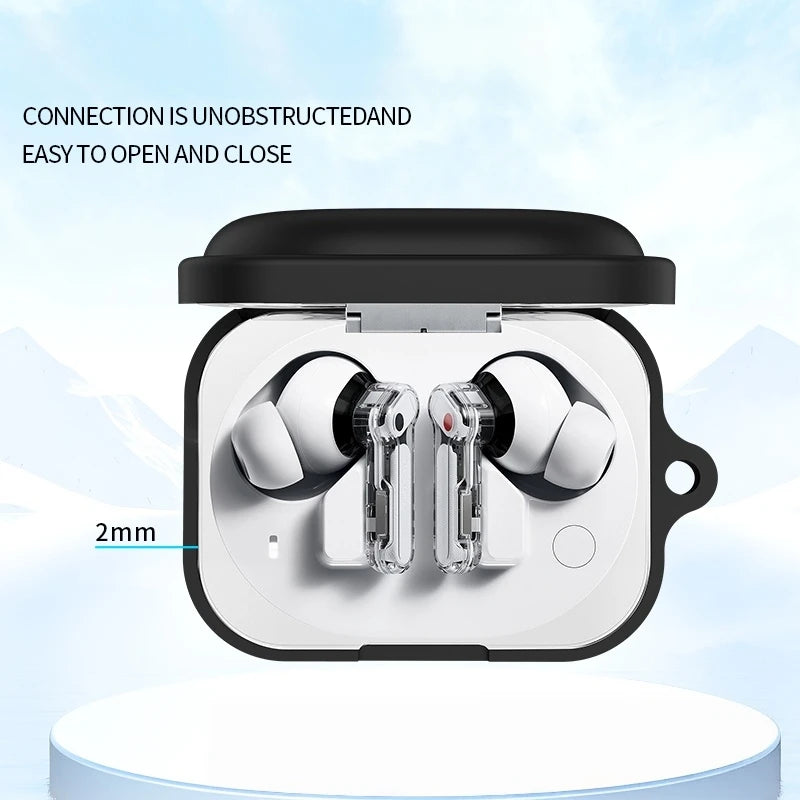 Silicone Case for Nothing Ear 3A – Shockproof Cover with Hook Earphone Case Axl