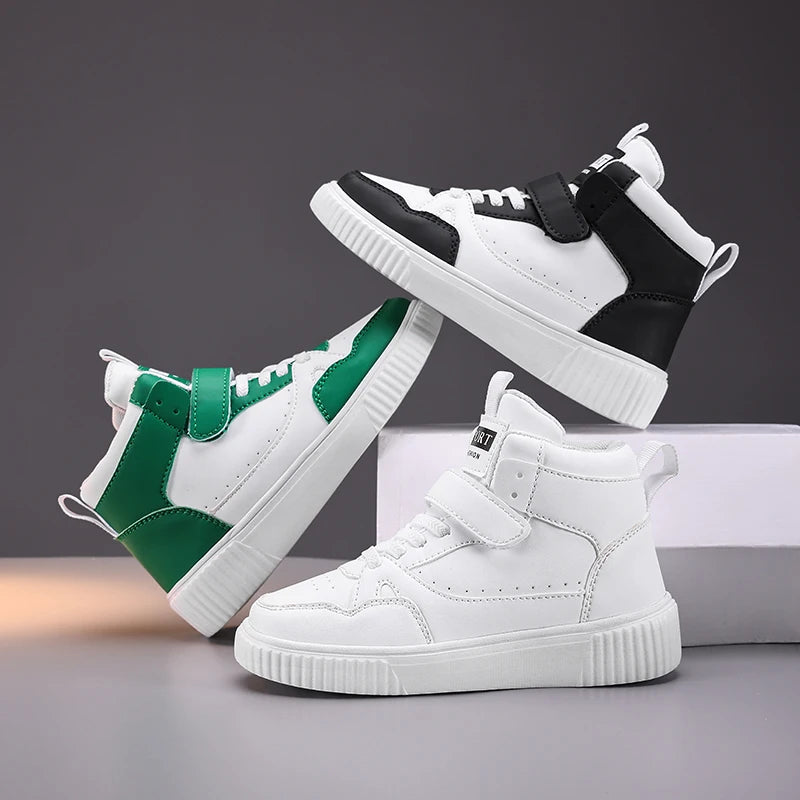 Kids High-Top Sneakers | Unisex Breathable Board Shoes Kids High-Top Sneakers Axl