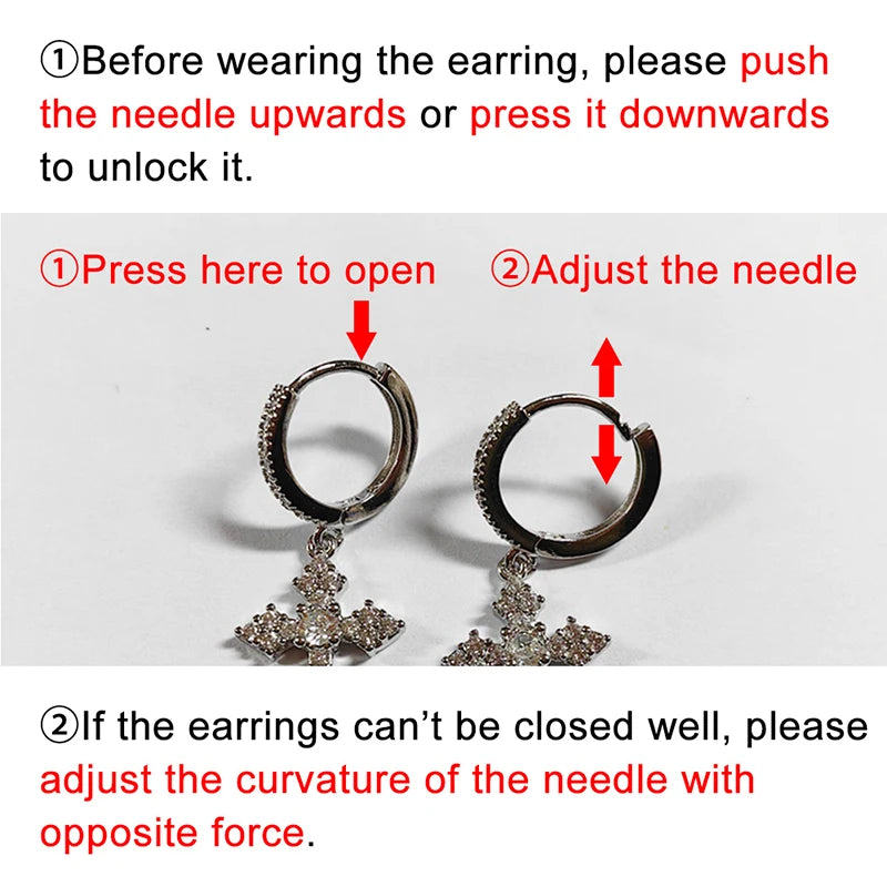 Huitan Rose Gold Teardrop CZ Dangle Earrings for Women Dangle Earrings Axl