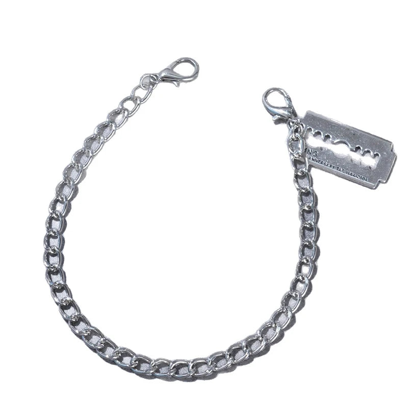 Gothic Punk Boot Chain Decor | Easy-Release Buckle DIY Accessory Shoe Chain Accessory Axl OneSize