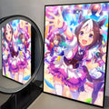 Anime Pretty Derby Self-Adhesive Wall Poster – Art Sticker Wall Art Poster Axl Black7 50X70cmNoframe