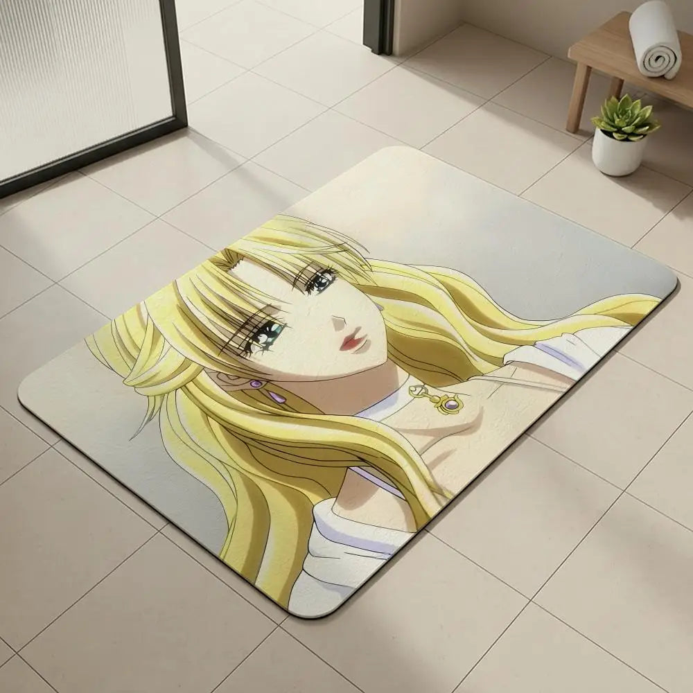 Diatomite Bath Mat – Quick Dry, Absorbent, Non-Slip Floor Mat Diatomite Bath Mat Axl White1 40x60cm