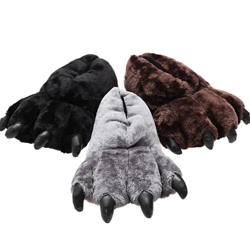 Lorilury Bunny Faux Fur Slippers – Fluffy Women's Slip-On Novelty House Slippers Axl