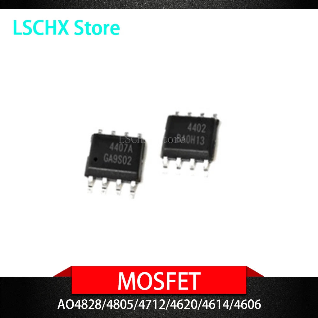 10PCS AO Series SOP MOSFET Transistors – AO4606 AO4614 & More MOSFET Transistors Axl