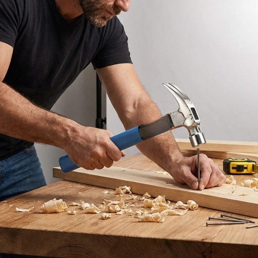 Magnetic Claw Hammer – Ergonomic Non-Slip Woodworking Tool Claw Hammer Axl