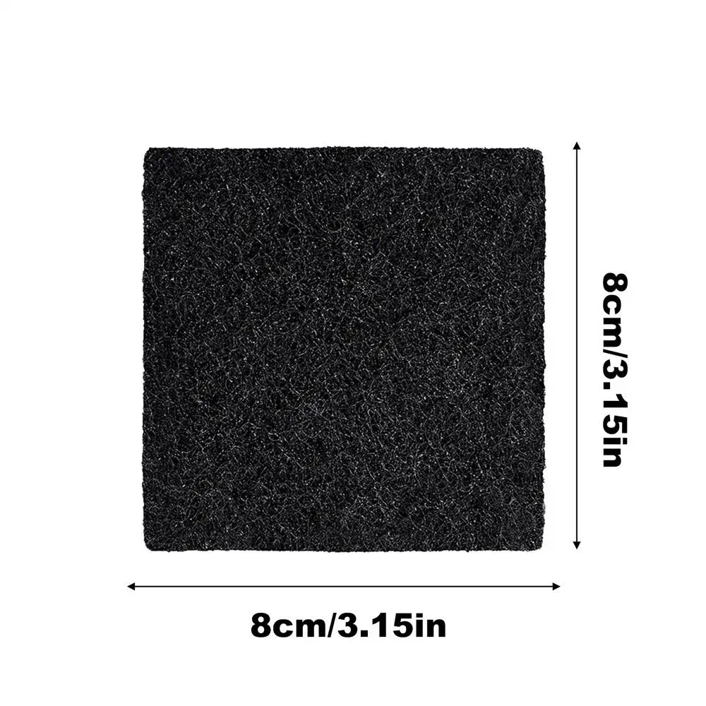 Activated Charcoal Trash Can Odor Absorber Filters 20 Pack Charcoal Odor Filter Axl Black