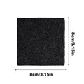 Activated Charcoal Trash Can Odor Absorber Filters 20 Pack Charcoal Odor Filter Axl Black