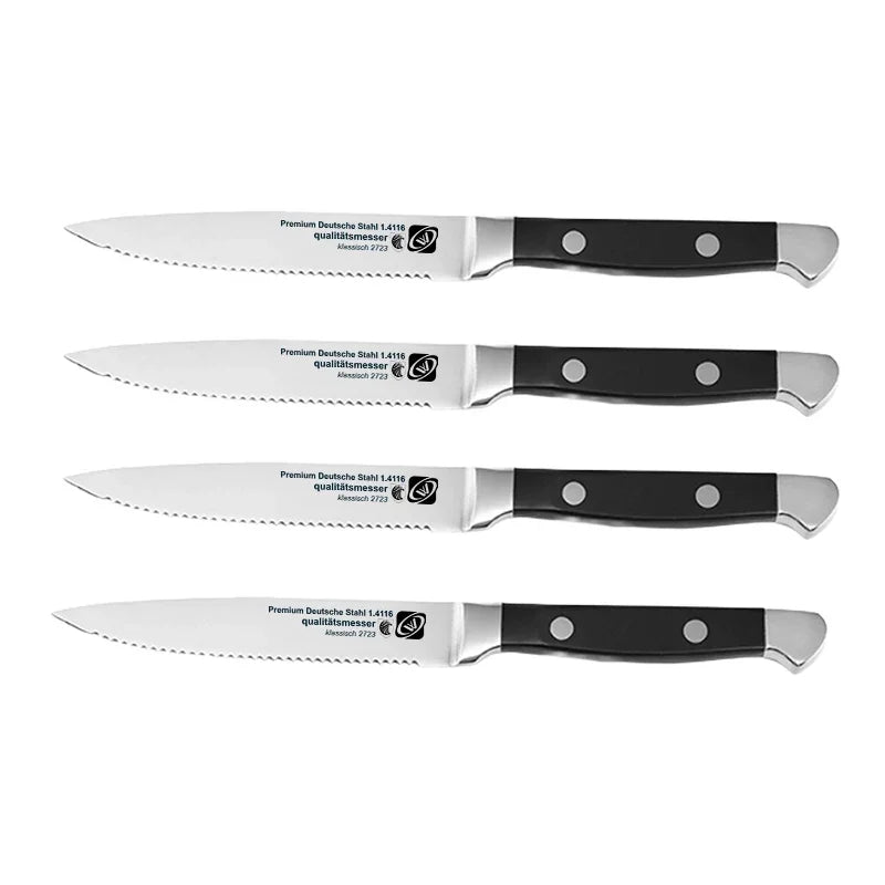 Stainless Steel Steak Knife & Fork Set – 1–8 Piece Sets Steak Knife Fork Set Axl Steak knife 4pcs