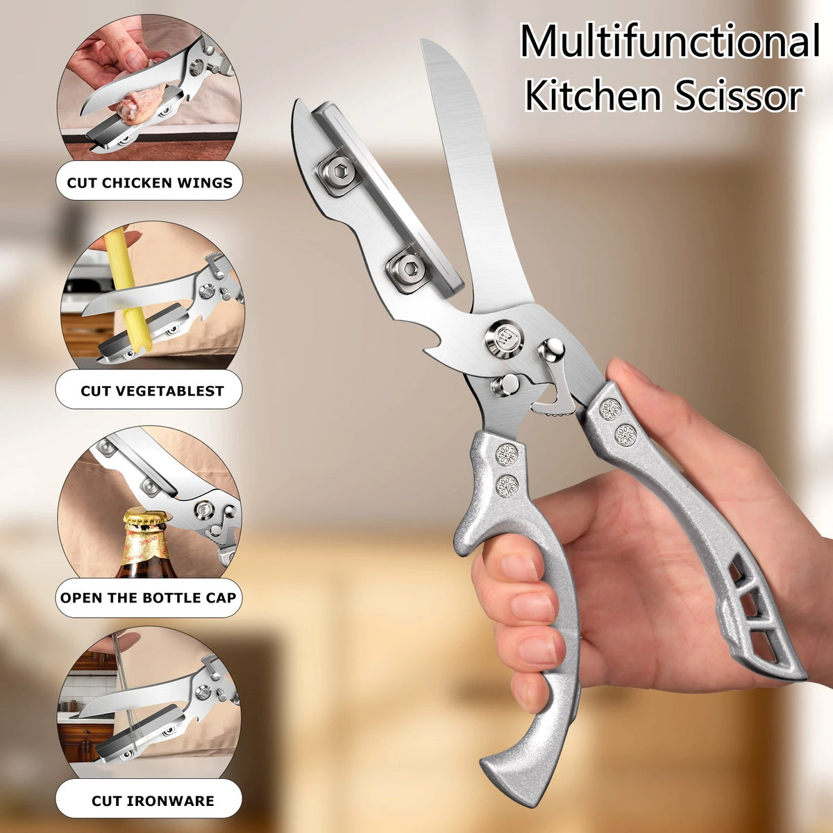 PLYS Multifunctional Kitchen Scissors & Chopping Board Set Kitchen Scissors Set Axl