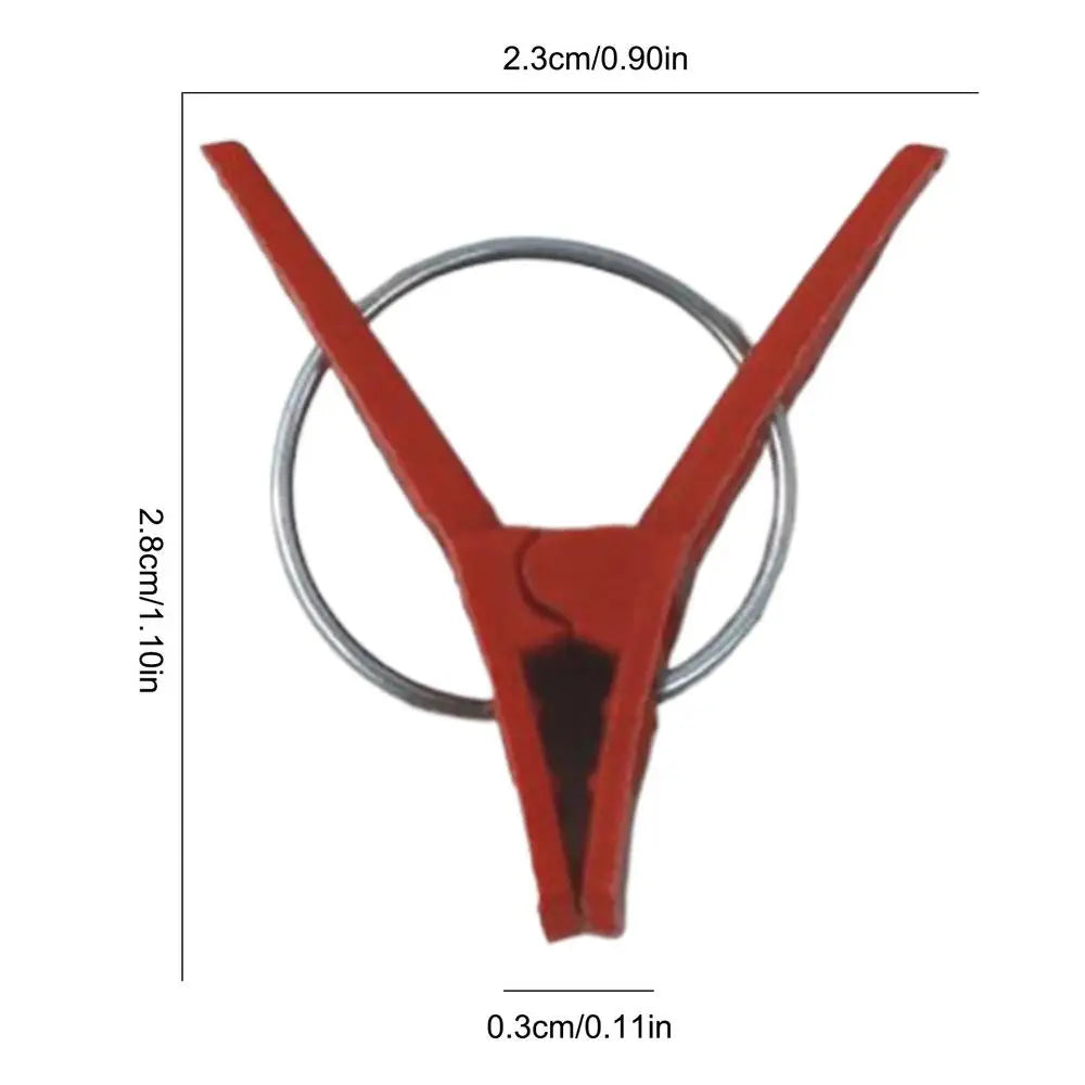 50-Pack Plant Grafting Clips – ABS Vegetable & Melon Clamps Plant Grafting Clips Axl Flat mouth