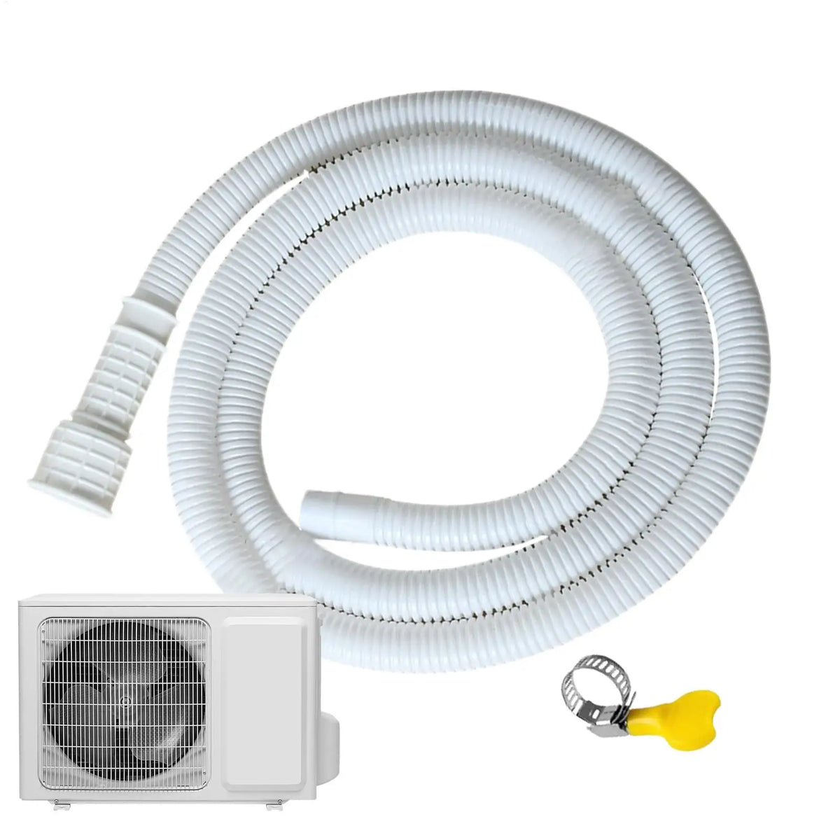 Flexible AC Drain Hose with Clamp – Leak-Proof 2–5M Pipe Appliance Drain Hose Axl