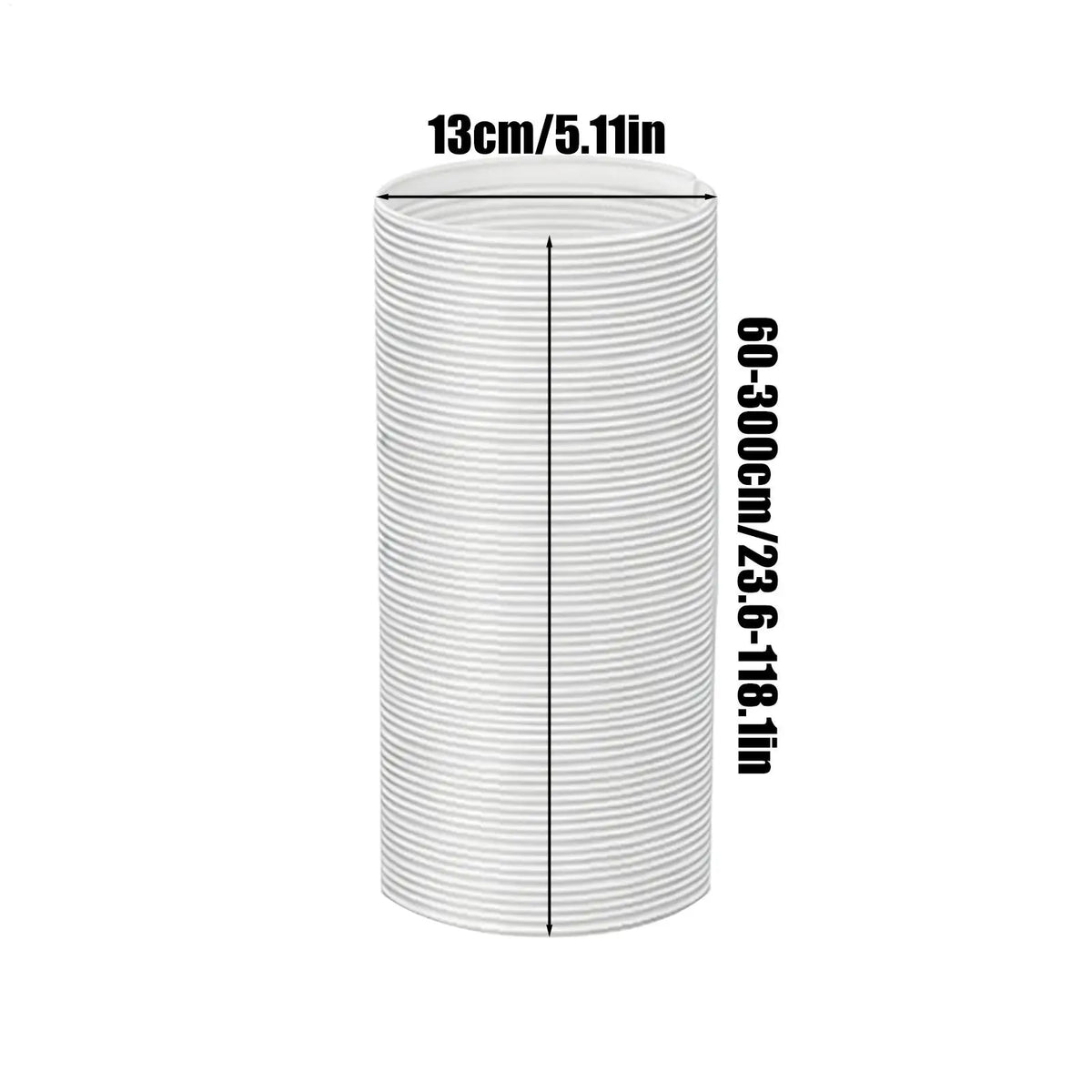 3-Meter Portable AC Exhaust Hose – Flexible Telescopic Vent Duct AC Exhaust Hose Axl
