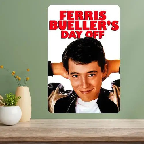 Ferris Bueller's Day Off Metal Poster Sign – Retro Movie Decor Metal Wall Sign Axl aluminum sign aluminum 40x30cm