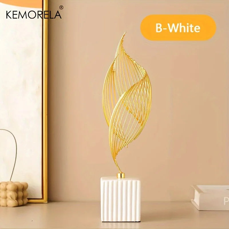 Nordic Ceramic Sculpture – Luxury Home & Office Décor | KEMORELA Ceramic Sculpture Axl B-White