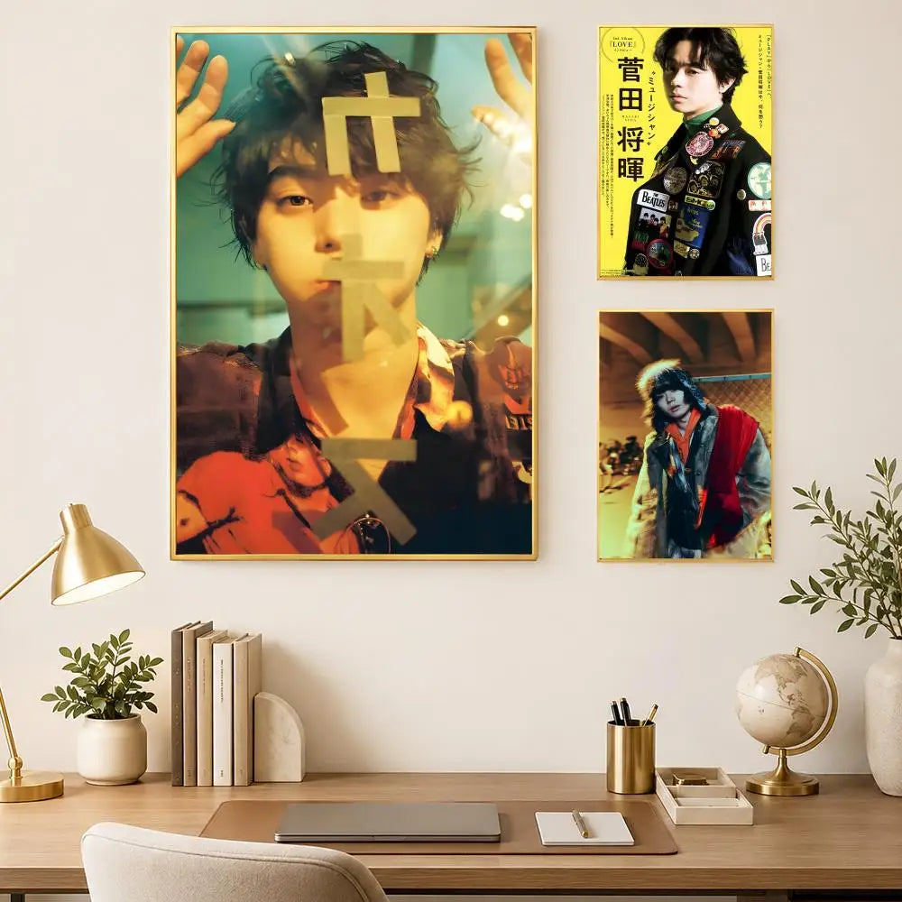Suda Masaki HD Wall Poster – Self-Stick Waterproof Wall Art Wall Art Poster Axl