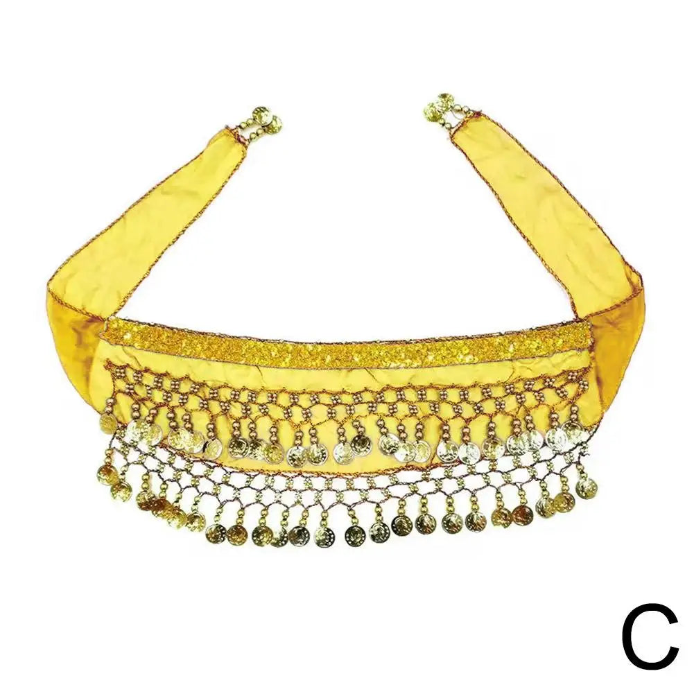 Dog Belly Dance Hip Scarf – Sequin Costume for Corgis & Pets Pet Costume Accessory Axl C