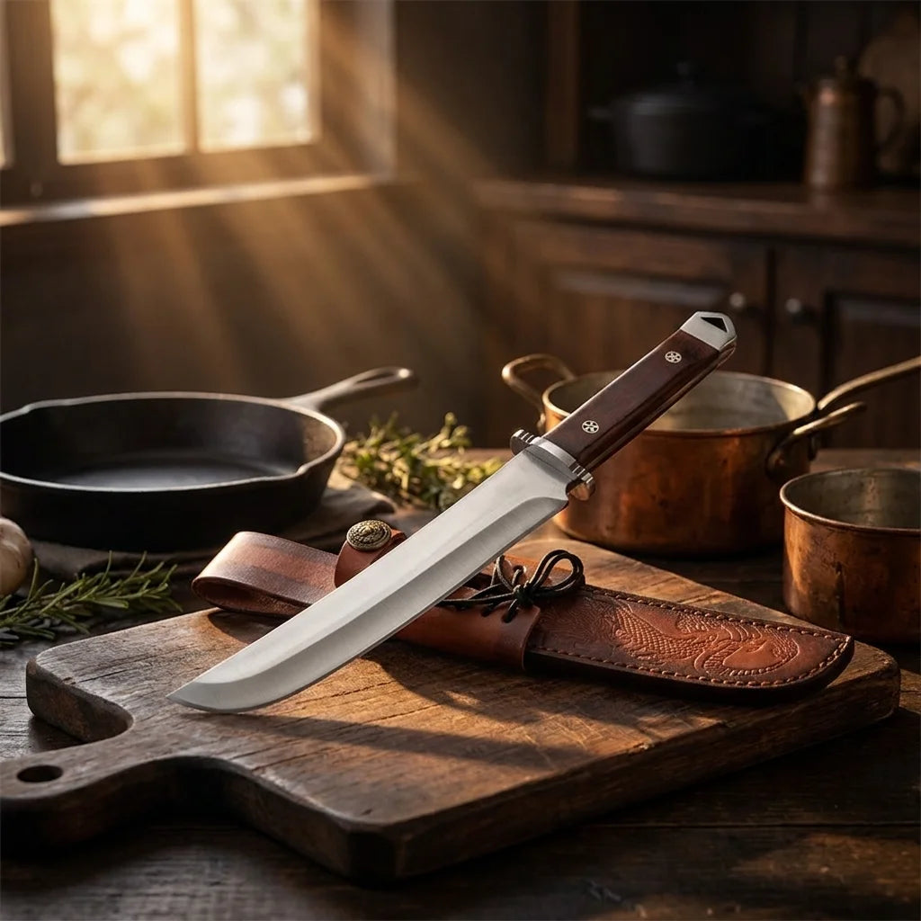 Japanese Chef's Knife – High-Hardness Steel & Wood Handle Kitchen Chef Knife Axl