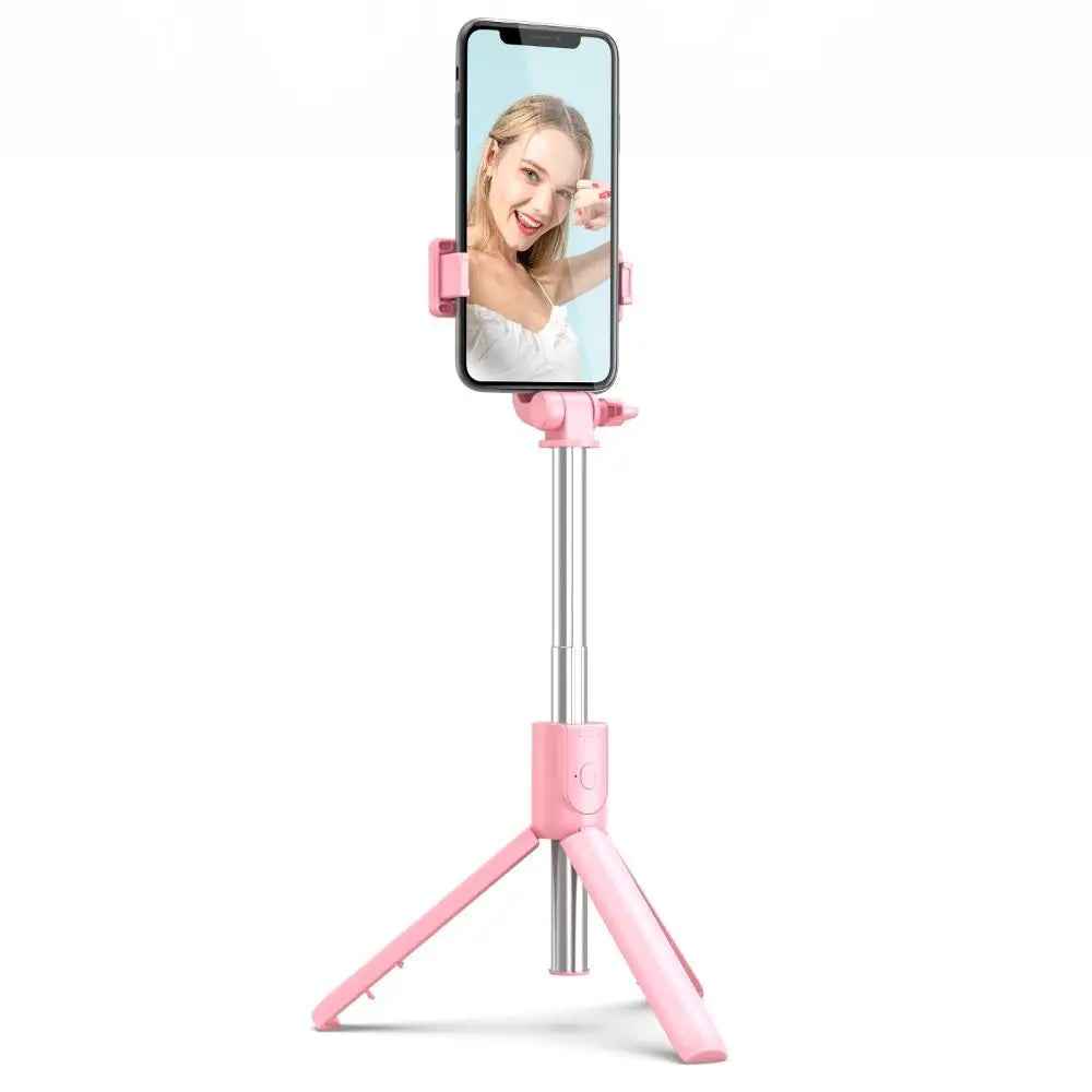 Selfie Stick with Fill Light & Live Streaming Phone Holder Selfie Stick Tripod Axl