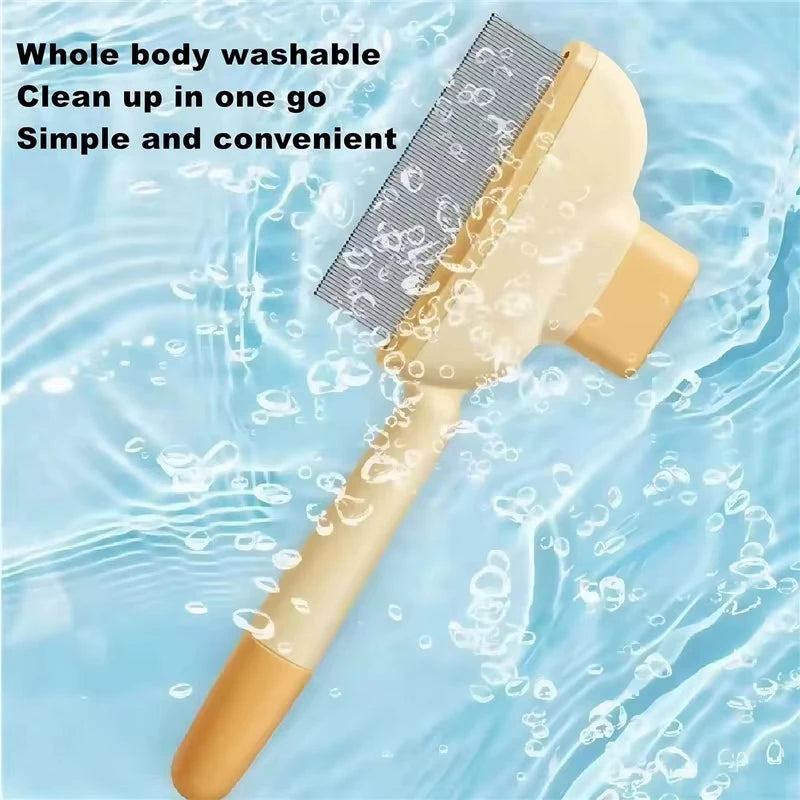 Self-Cleaning Pet Grooming Comb for Dogs & Cats | Deshedding Pet Grooming Comb Axl