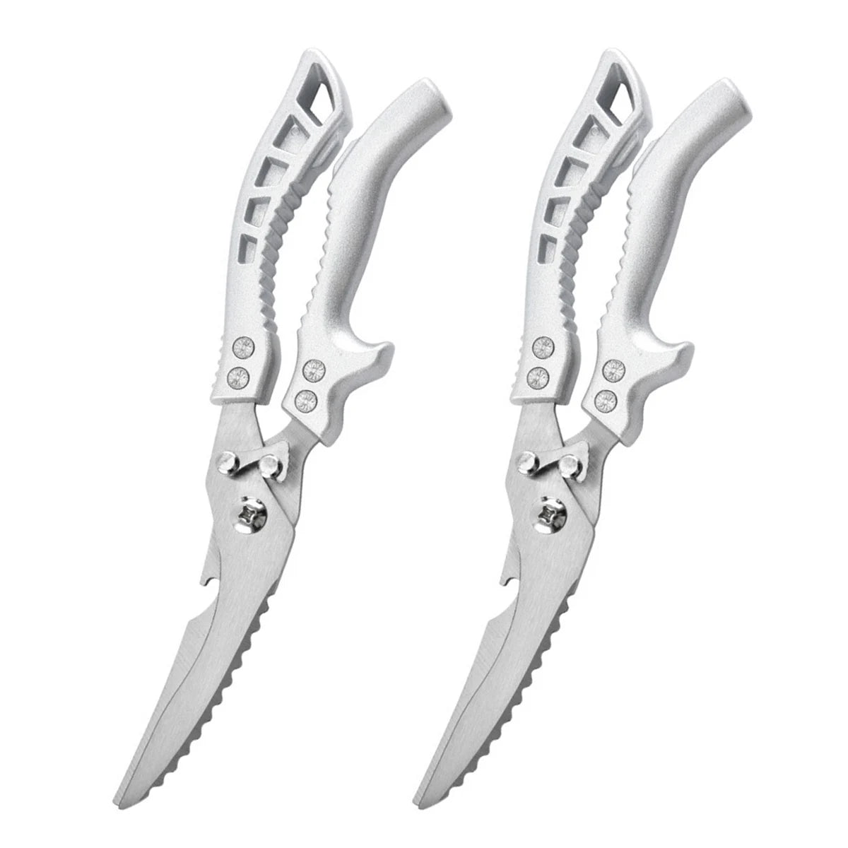 Heavy Duty Stainless Steel Kitchen Shears | SHENJIU Kitchen Shears Axl 2pcs A