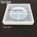 Square Ashtray Silicone Mold for Epoxy Resin DIY Crafts Resin Craft Mold Axl Large square