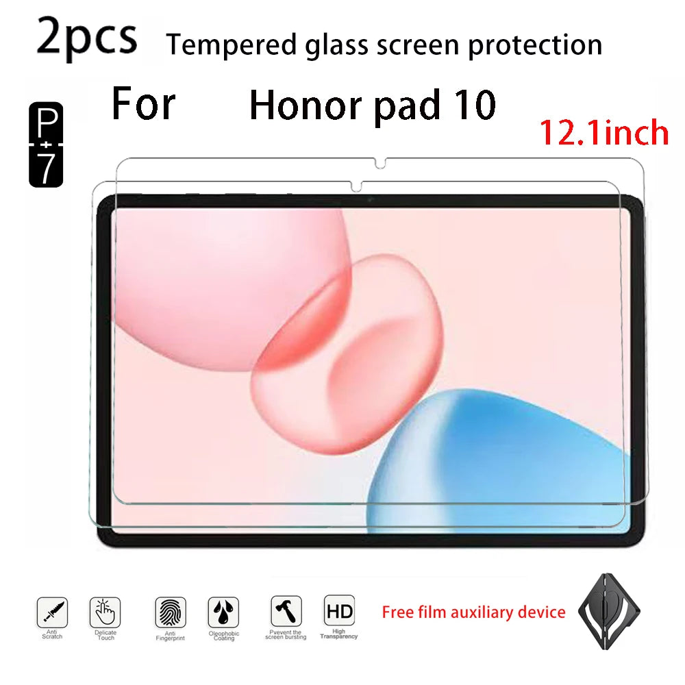 2-Pack Tempered Glass Screen Protector – Honor Pad V8 Pro/9/10 12.1" Tablet Screen Protector Axl for honor pad10 12.1