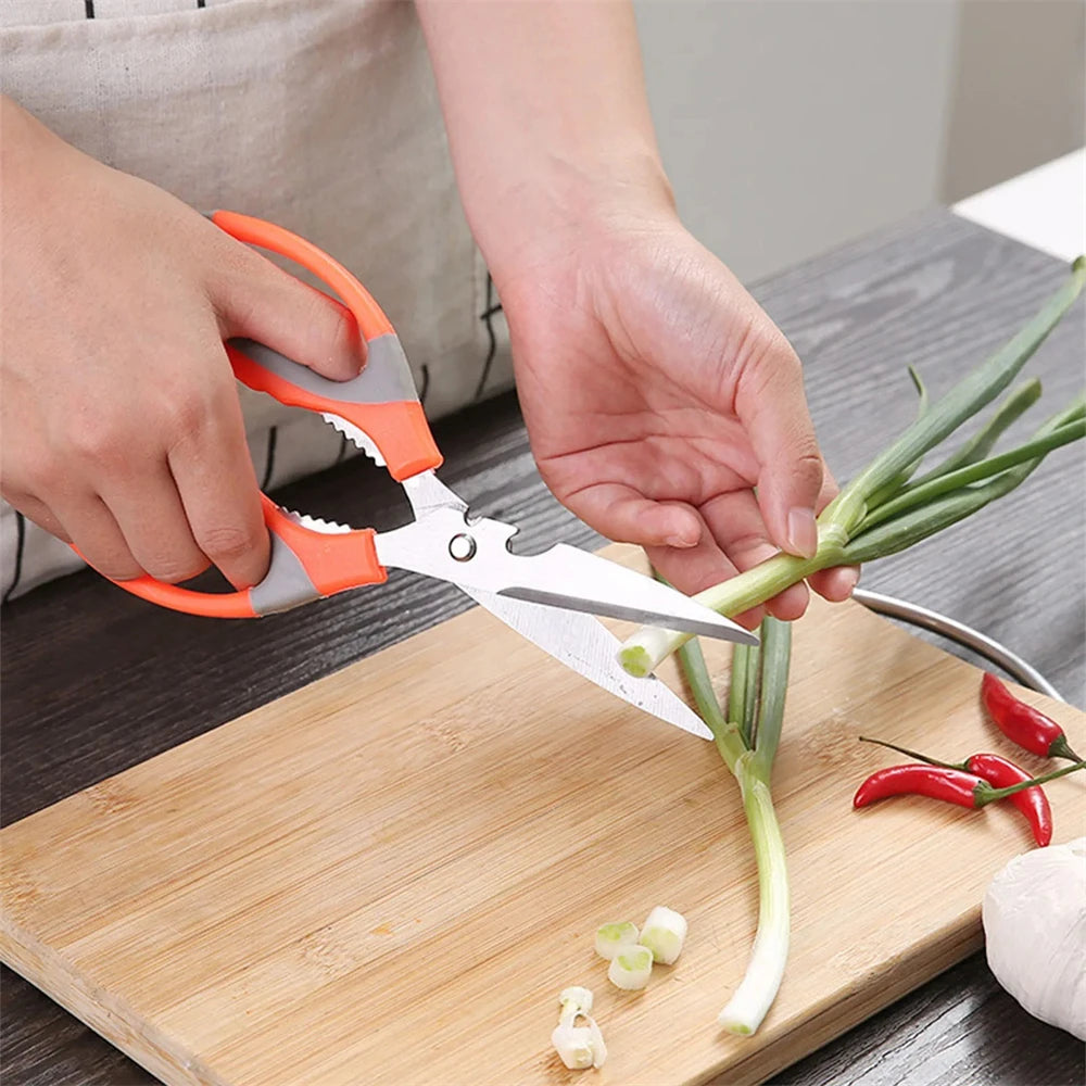 Multi-Functional Kitchen Scissors – Stainless Steel Cooking Shears Kitchen Shears Axl