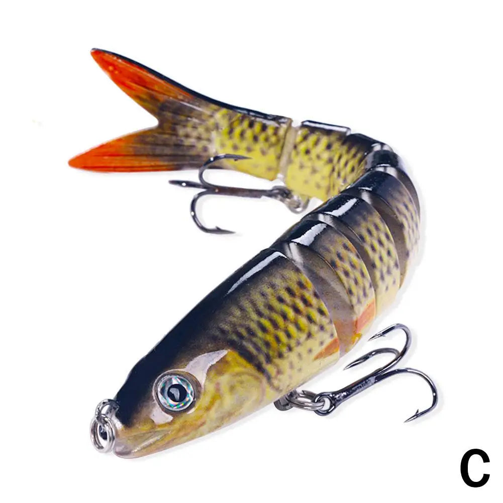 Multi-Jointed Swimbait Fishing Lure 13.4cm | Fresh & Saltwater Swimbait Fishing Lure Axl C